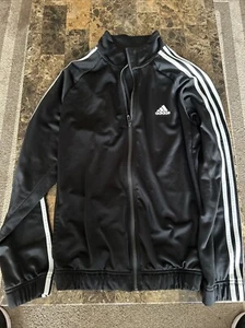 Adidas Light Weight Jacket For Boys Size 10/16 Is What Tag Says! - Picture 1 of 6