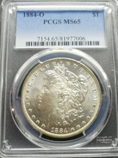 1884-O  Morgan Dollar PCGS  MS65 