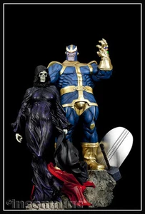 Sideshow Thanos & Lady Death Mistress Death Exclusive Polystone Diorama Marvel - Picture 1 of 1