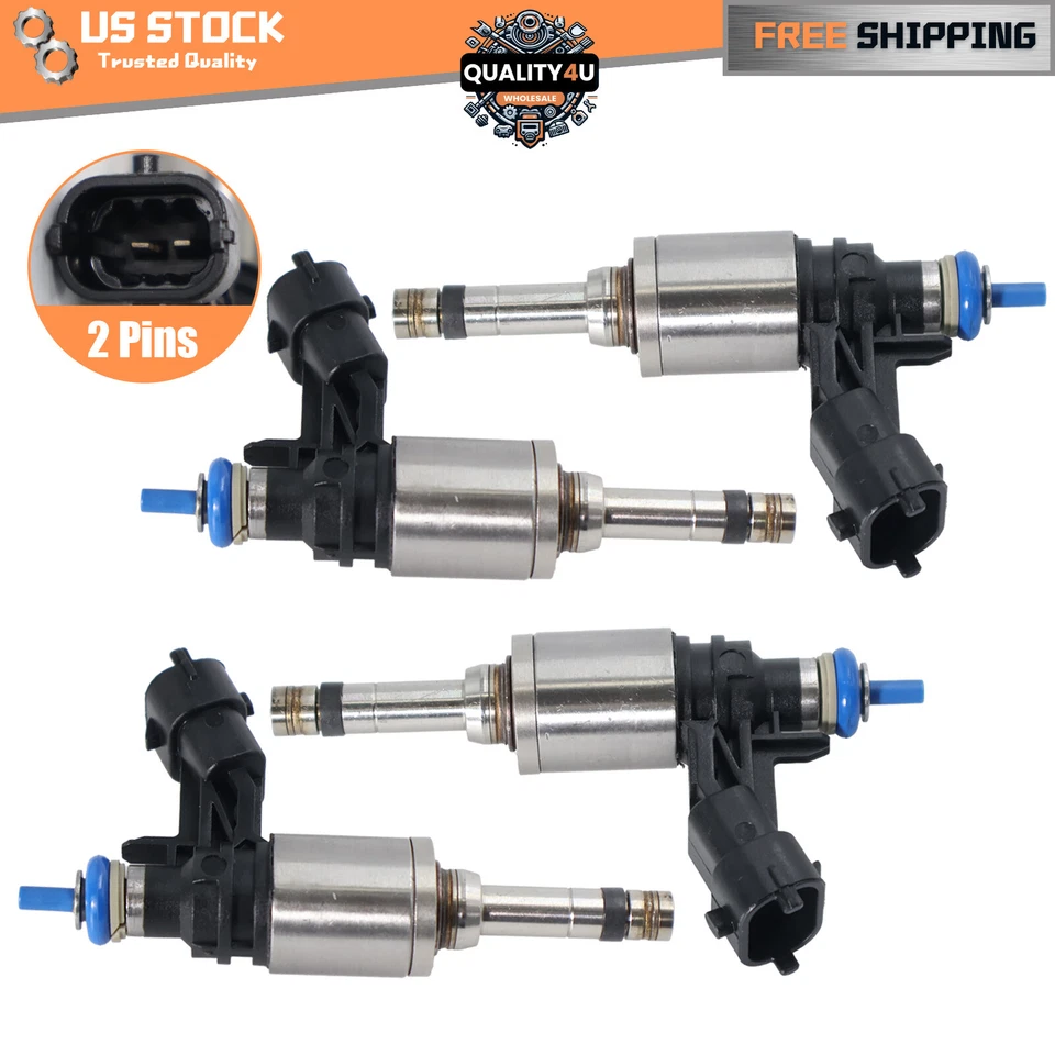 New 4Pcs Fuel Injector 12636111 For Buick Regal Chevrolet HHR Saturn Sky 2.0L l4 Foto 1 de 4