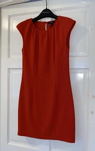 H&M Coral Dress Size Euro 36 - Picture 1 of 11