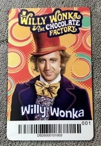 Dave & Buster's Willy Wonka & The Chocolate Factory Cards - Excellent Condition - Picture 1 of 11