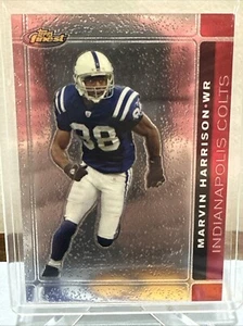 Marvin Harrison Refractor - 2007 Topps Finest - Indianapolis Colts HOF 👁️ Pop - Picture 1 of 2