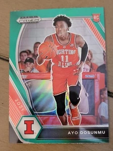 Ayo Dosunmu 2021-22 Prizm Draft Rookie RC #20 Green Prizm - Picture 1 of 2