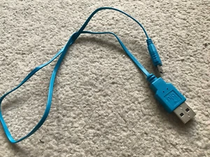 Blu Micro USB to USB Cable Charger Data Sync Lead 50cm Blue - Bild 1 von 2