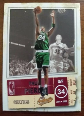 PAUL PIERCE, 2004-05 FLEER AUTHENTIX  #96, CELTICS - Image 1 of 2
