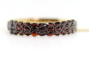 Antico Art-Déco Um 1920 Normgold 6kt/250er Oro Bracciale Rigido da Donna + - Foto 1 di 12