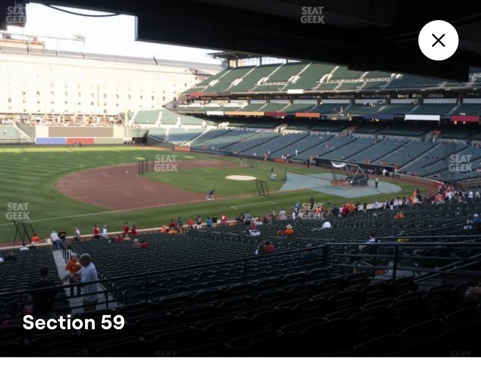 SOLD MLB Post season tickets O’s vs KC Tuesday  at Camden Yards  - Image 1 of 1