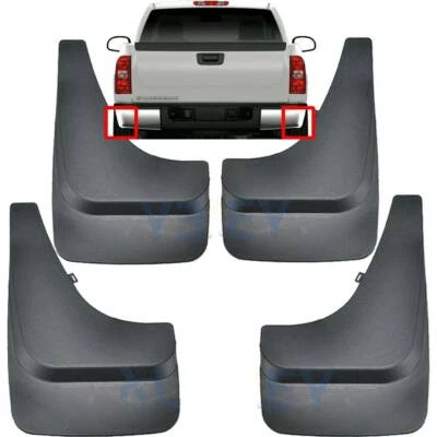 4x guardabarros protectores contra salpicaduras para 01-14 Chevy Chevrolet Silverado Suburban Tahoe Foto 1 de 4