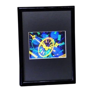 "Imagen de holograma de tamaño intermedio TIME ENMARCADA, 3D en relieve tipo 5""x7" - Imagen 1 de 7