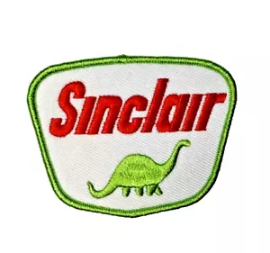 Sinclair Automotive Dino Premium 3in Embroidered Iron-on Patch - Picture 1 of 3