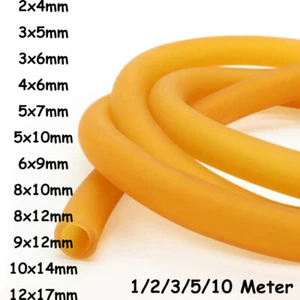 Tubo de manguera de goma de látex natural de 2 mm-17 mm altamente elástico para hacer honda - Imagen 1 de 14