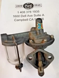Bomba de combustible Ford 59A-9350 con cuenco de vidrio AC HECHO EN EE. UU. - Imagen 1 de 4