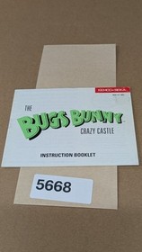 Bug's Bunny Crazy Castle - Nintendo NES- Manual Only **NO GAME!