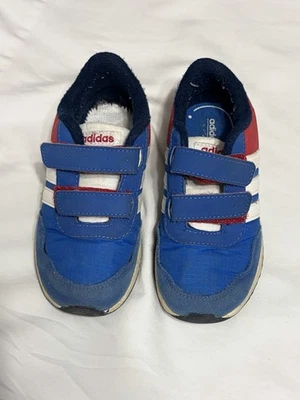 Adidas Kids Red White And Blue Shoes Size 9 - Image 1 of 4