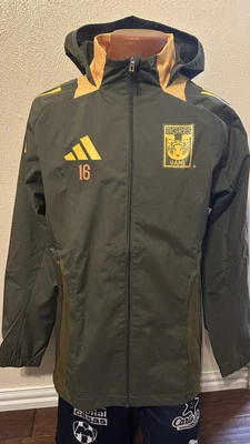 Tigres UANL Hersey Size Small ( Diego Lainez) Autentico Track Jacket Entrenamien - Image 1 of 4
