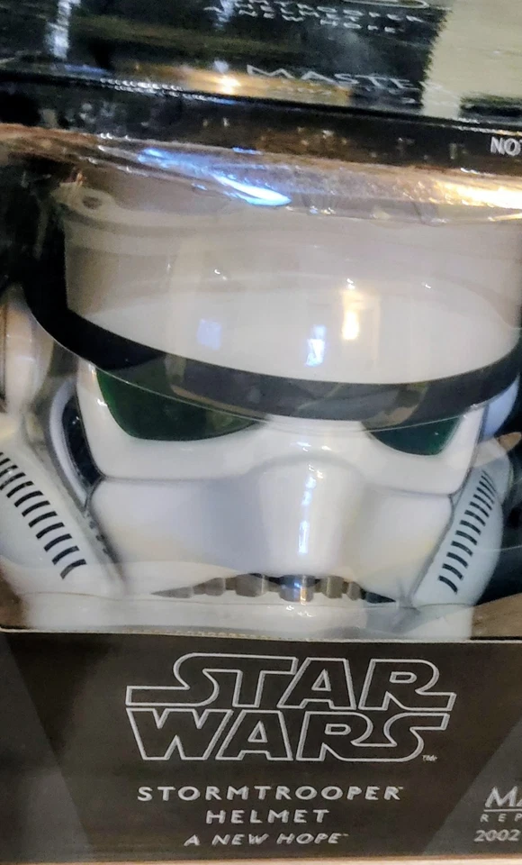 Star WARS Master Replicas Stormtrooper Helmet 2007 Excellent État Real Size - Photo 1/4