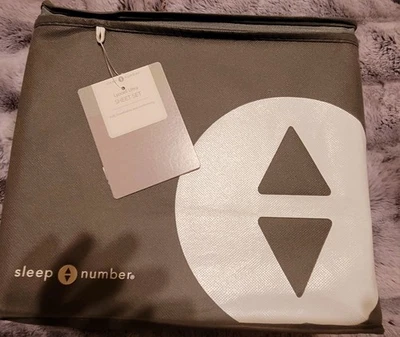 Sleep Number Bed Sheet Set Cloud Gray - Image 1 of 3