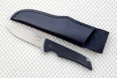 (1) RARE KERSHAW SKYLINE 1084 FIXED  DROP POINT Black G10 KNIFE W/ SHEATH Blem - Image 1 of 4