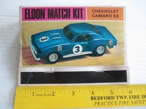 1968 VERY RARE Vintage ELDON MATCH KIT Chevrolet Camaro SS 1/87 NOS ORANGE C99 - Bild 1 von 7