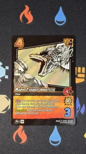 Rapid Transformation Foil AOT03 158/189 M PF Apocalypse War - Picture 1 of 2