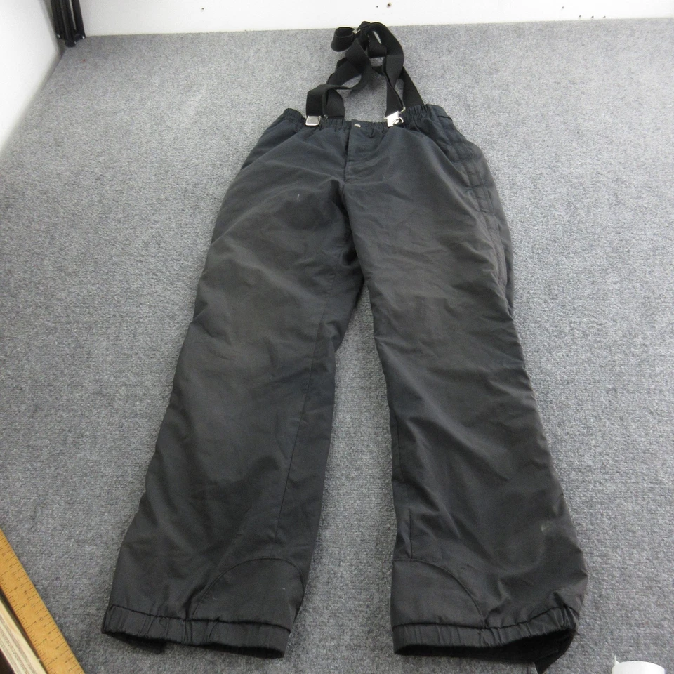 Obermeyer Ski Snow Pants Mens Medium Black Gore-Tex Zip-It Suspenders Warm - Image 1 of 4