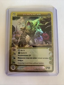 TCG Caótico - Lámina Blazvatan Alta Energía, 160 Coraje COMO NUEVA (160/75/55/155) - Imagen 1 de 4