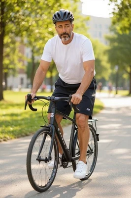  Bellwether MENS Cycling Shorts Gel Insert Black Padded Bike Shorts M - Image 1 of 4