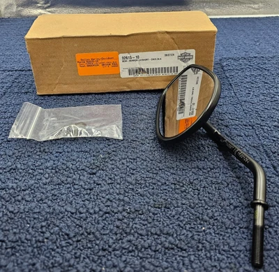 Espejo retrovisor Harley-Davidson 92615-10, LH/corto CNVX, negro para Softail 2016 Foto 1 de 4