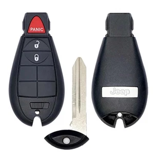 OEM JEEP GRAND CHEROKEE KEYLESS GO REMOTE FOB FOBIK IYZ-C01C 56046733 AD AC AA - Picture 1 of 1