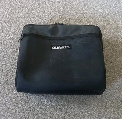 CaseLogic 20 Cassette Tapes Vintage Black Storage Carry Case Box Holder - Image 1 of 4