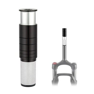 Bike Bicycle Fork Stem Extension Stem Extender Handlebar Riser Extension Adapter - Image 1 of 4