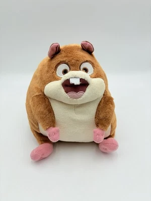Disney Bolt Plush Rhino Hamster Chunky Ball Stuffed Toy Brown 9” - Image 1 of 4