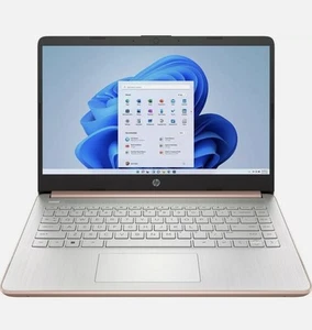 HP 14-dq0054dx 14" (64GB eMMC, Intel Celeron N, 2.60GHz, 4GB) Laptop - open box. - Afbeelding 1 van 3