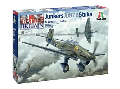 1:48 Italeri Ju-87B Stuka Battle Of Britain 80° Anniversary Kit IT2807 Modellino - Immagine 1 di 2