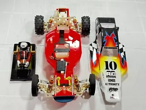 ๐AE๐RC10 A Stamp With Aluminium Center LineWheels, Servo, Buds Wing, OG Parts - Picture 1 of 24