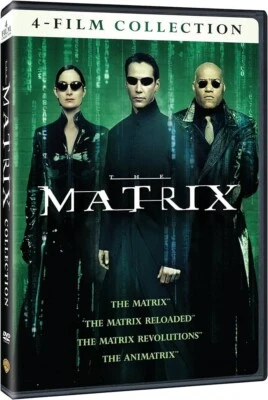 Matrix: 4-Film Collection (DVD) w/ Keanu Reeves, Laurence Fishburne, *SEALED - Image 1 of 2