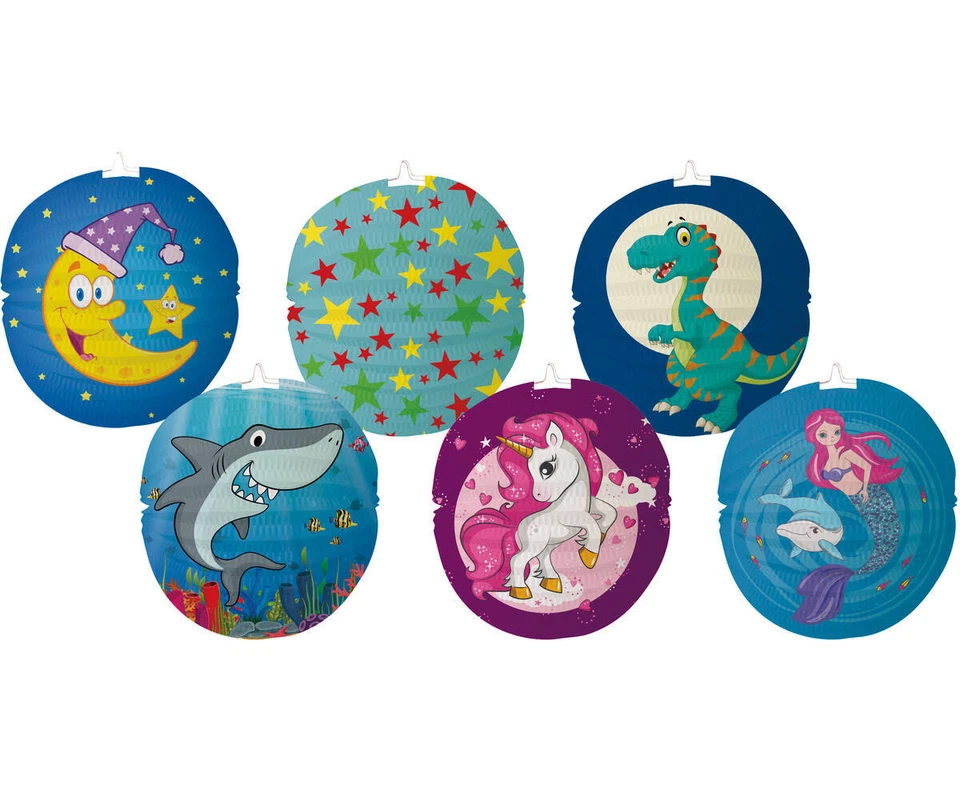 Laterne Lampion Papierlaterne Martini Einhorn Dino Mond Arielle Stank Martin - Bild 1 von 1