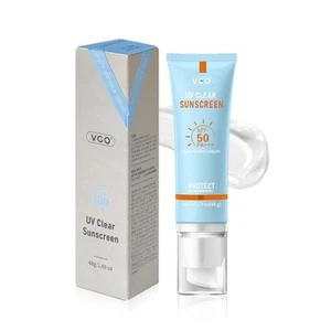 VGO UV Crema Solare Trasparente SPF 50 Proteggi Bagliore/Prevenire - Foto 1 di 4