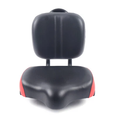 Backrest Saddle Bike Seat with Backrest,Comfort Bike Seats for Men & Women New - Image 1 of 4