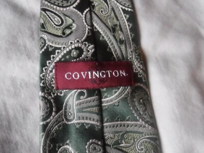 Corbata verde Covington para hombre Foto 1 de 4