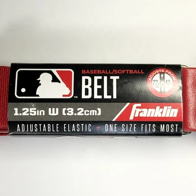 Cinturón de béisbol deportivo Franklin - Cinturón MLB - Rojo Foto 1 de 4