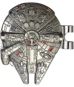 Star Wars Millennium Falcon Golf Ball Marker Set with Magnetic Hat Clip - Imagen 1 de 9
