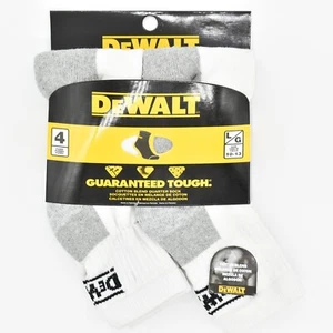 Dewalt Everyday Baumwollmischung Arbeit Viertel Socken DXSC208 schwarz - Bild 1 von 2