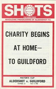 Aldershot v Guildford City, 8 May 1972, Charity Game/Mayor's Cup - Picture 1 of 1