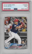 2018 Topps On Demand Mini /150 JUAN SOTO RC PSA 9 - Nationals