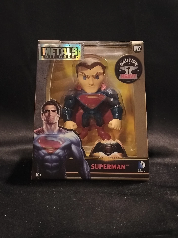 Jada Toys Metals Die Cast Superman Figure M2 New Sealed Batman V Superman - Image 1 of 1