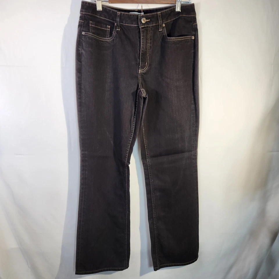 Jeans negros Cabin Creek corte natural talla 12 (CC-09) Foto 1 de 4