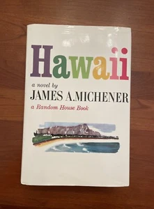 HAWAII JAMES A MICHENER RANDOM HOUSE HC W/DUST JACKET BOOK - Picture 1 of 12