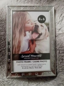 4 x 6 Dog Cat Paw Print Picture Frame - Picture 1 of 1
